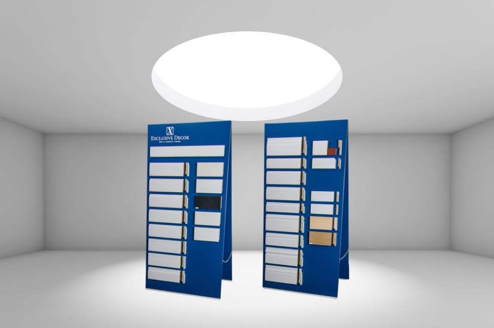 showroommateriaal Showbord plinten showroommateriaal Showbord plinten