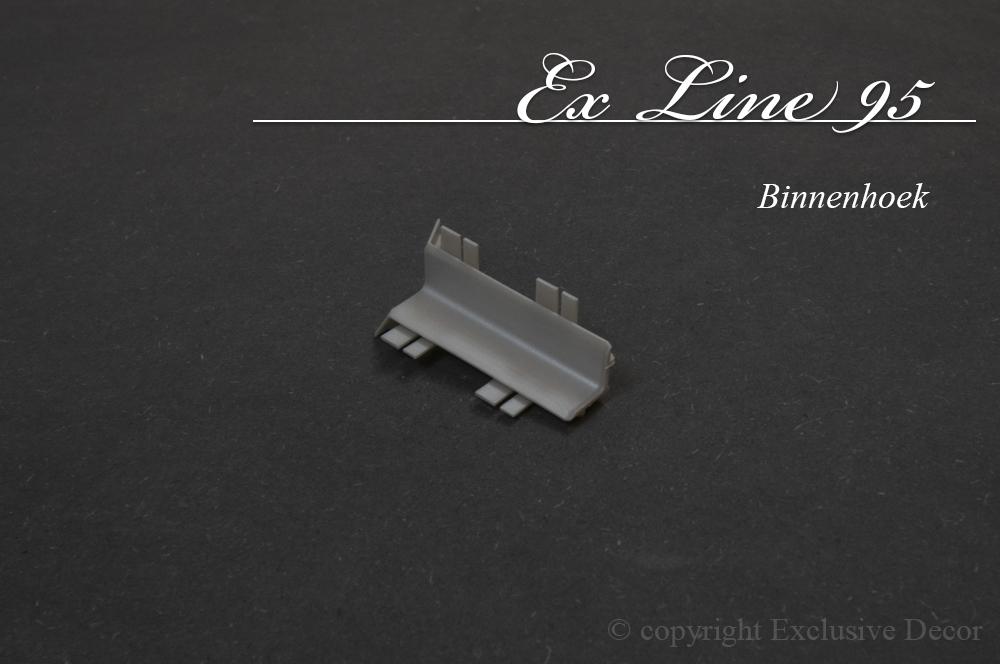 plinten ex line 95 - Binnenhoek aluminium ex line 95 - Binnenhoek