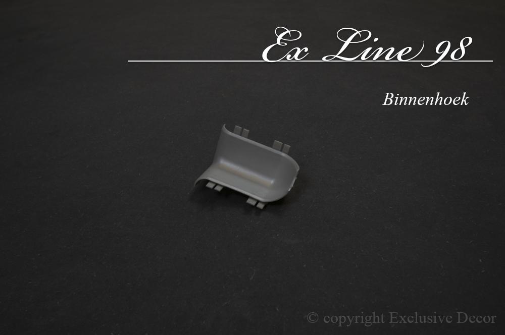 plinten ex line 98 - Binnenhoek aluminium ex line 98 - Binnenhoek