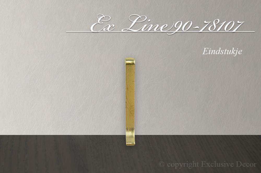 plinten ex line90-78107 - Set eindstukjes (L+R) aluminium ex line90-78107 - Set eindstukjes (L+R)