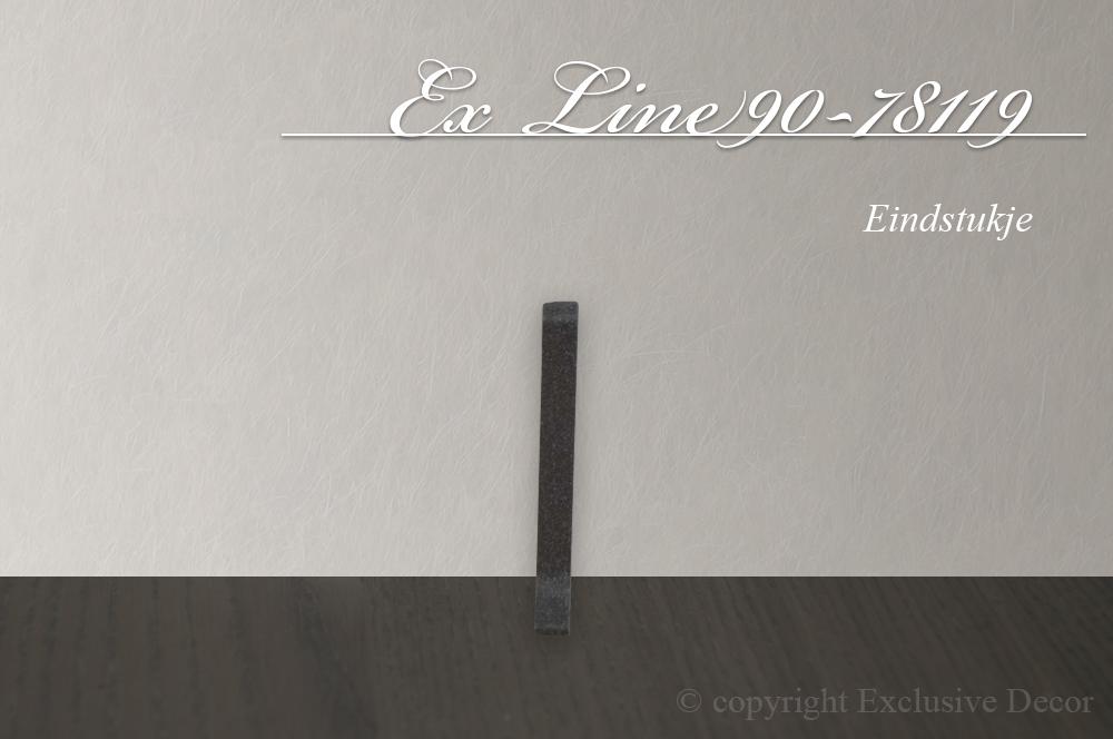 plinten ex line90-78119 - Set eindstukjes (L+R) aluminium ex line90-78119 - Set eindstukjes (L+R)