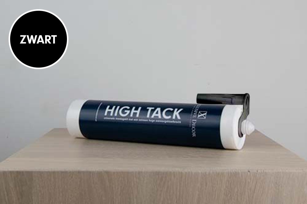 High tack zwart