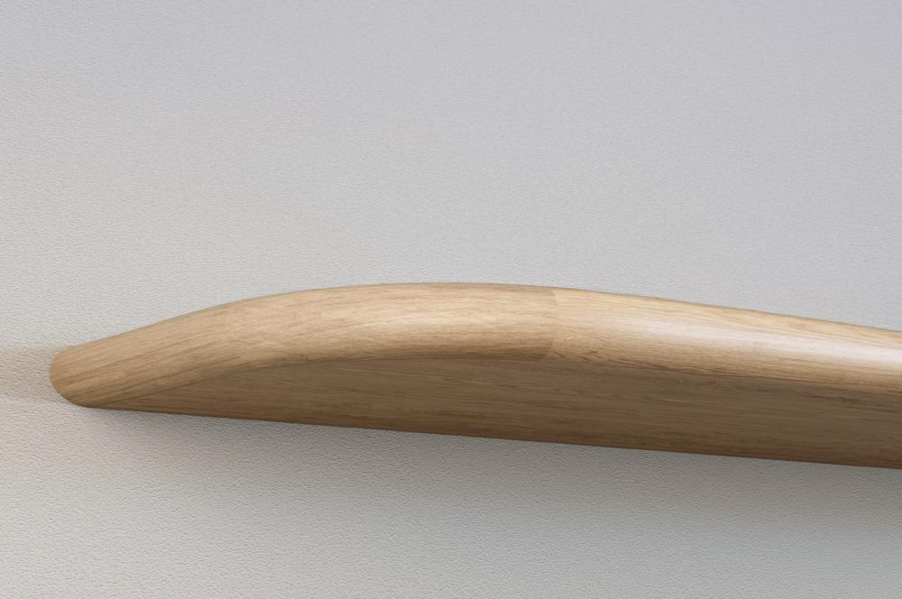 wandplanken Wandplank dubbel afgerond eiken eiken Wandplank dubbel afgerond eiken